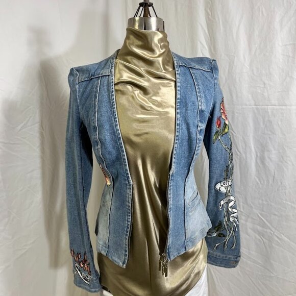 Roberto Cavalli Denim Jacket - Picture 1 of 11